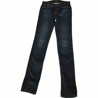 Pre-owned J Brand Slim Jeans In Blue