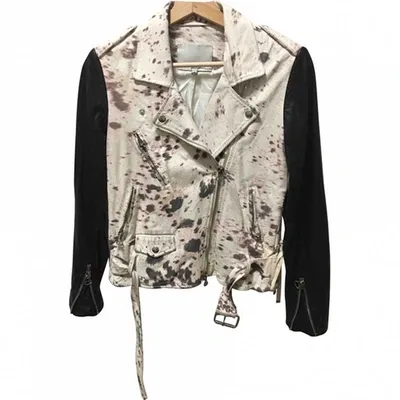 Pre-owned 3.1 Phillip Lim Leather Jacket In White