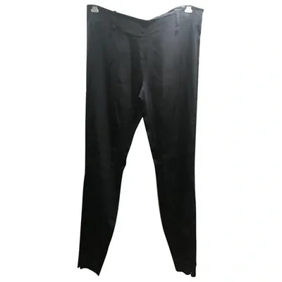 Pre-owned Balenciaga Straight Pants In Black