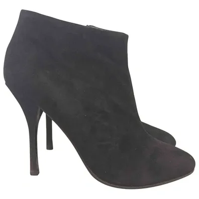 Pre-owned Giuseppe Zanotti Ankle Boots In Black