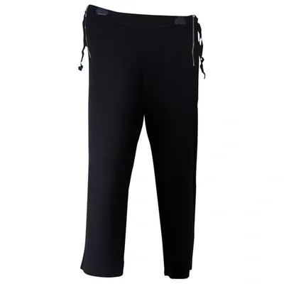 Pre-owned Mm6 Maison Margiela Trousers In Black