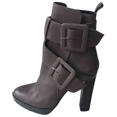 Pre-owned Pierre Hardy Leather Ankle Boots In Other