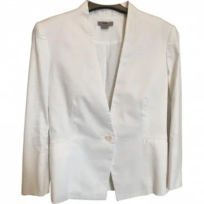 Pre-owned Helmut Lang White Cotton Jacket