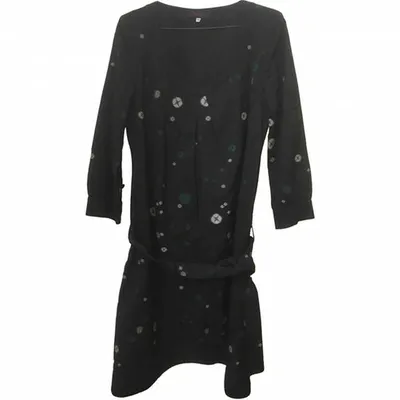 Pre-owned Kenzo Mid-length Dress In Black