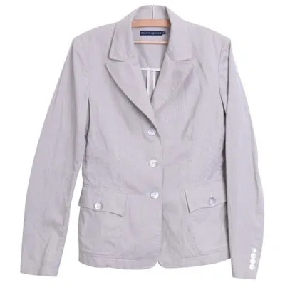 Pre-owned Ralph Lauren Grey Cotton Jacket