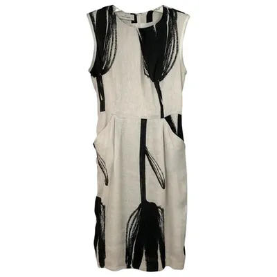 Pre-owned By Malene Birger Silk Mid-length Dress In Other