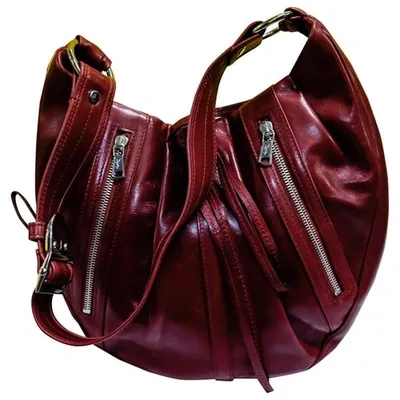 Pre-owned Saint Laurent Leather Handbag In Red