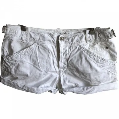 Pre-owned Balenciaga White Cotton Shorts