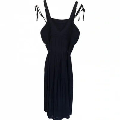 Pre-owned Hugo Boss Mid-length Dress In Blue