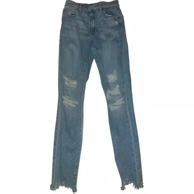 Pre-owned Joe's Straight Pants In Blue