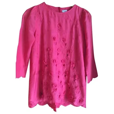 Pre-owned Hoss Intropia Pink Cotton Top