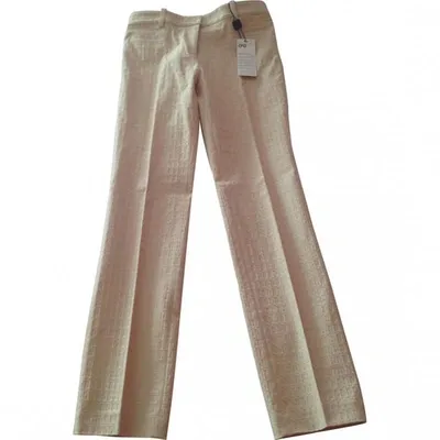 Pre-owned Dolce & Gabbana Pants In Beige