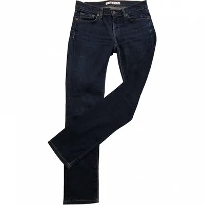 Pre-owned J Brand Straight Jeans In Blue