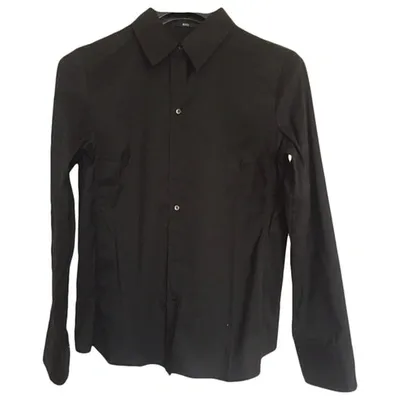 Pre-owned Hugo Boss Shirt In Black