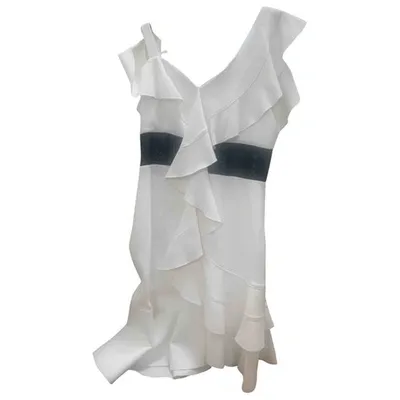 Pre-owned Proenza Schouler Dress In White