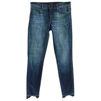 Pre-owned J Brand Blue Cotton Jeans