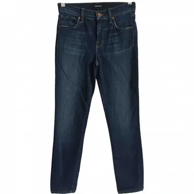 Pre-owned J Brand Straight Jeans In Blue