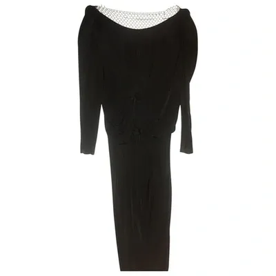 Pre-owned Francesco Scognamiglio Mid-length Dress In Black