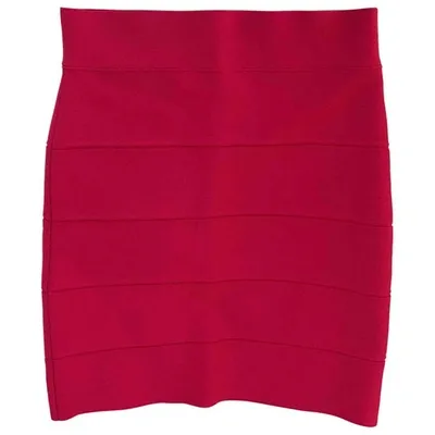 Pre-owned Bcbg Max Azria Mini Skirt In Pink