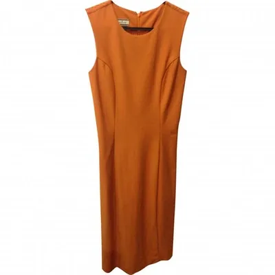 Pre-owned By Malene Birger Mid-length Dress In Orange