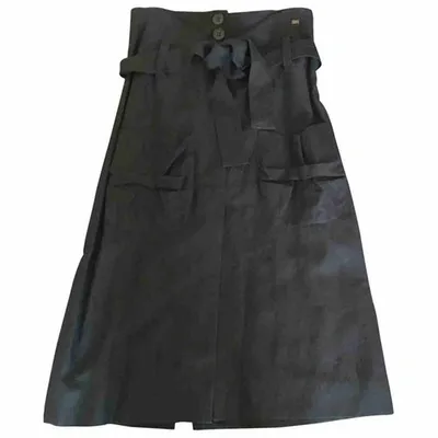 Pre-owned Sonia Rykiel Mid-length Skirt In Black