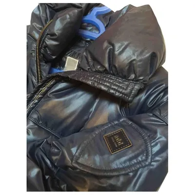 Pre-owned Add Coat In Blue