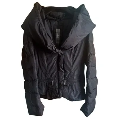 Pre-owned Add Biker Jacket In Brown