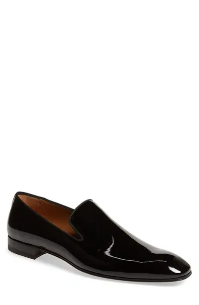 Christian Louboutin Dandeliuon Flat Loafers In Black Patent Leather