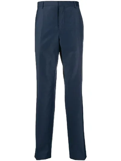 Calvin Klein Stretch Suit Trousers In Blue