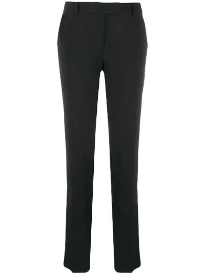 Max Mara Slim-fit Tailored Trousers In Black