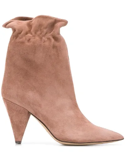 Fabio Rusconi Ruffle Detail Boots In Pink