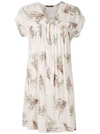 Clube Bossa Printed Shift Dress In White