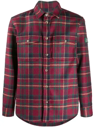 Woolrich Plaid Chest Pocket Shirt In Red