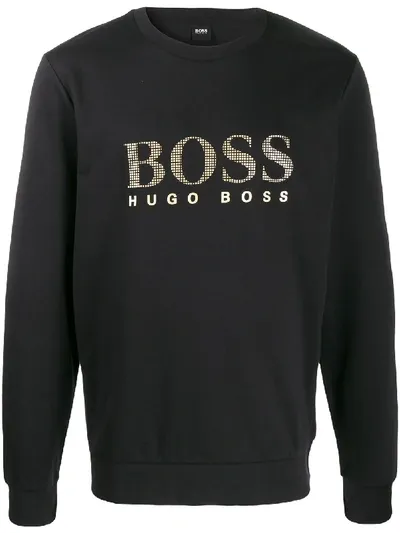 Hugo Boss Printed Logo T-shirt In Black