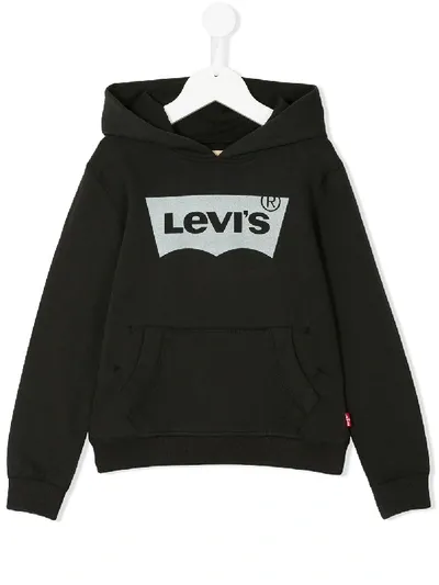 Levi's Kids' Kapuzenpullover Mit Logo-print In Blue