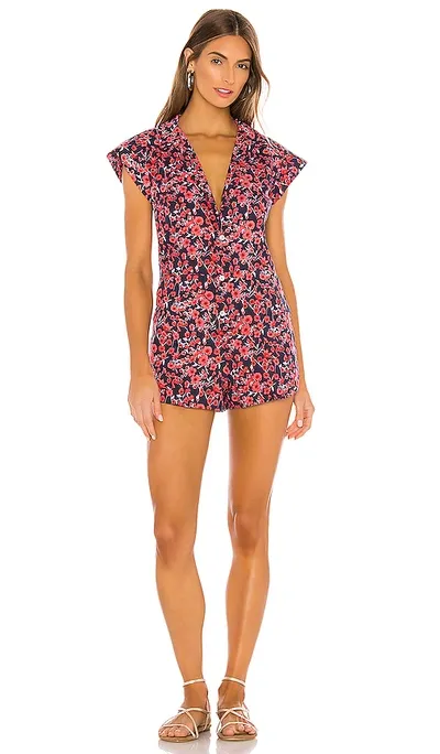 Acacia Roma Romper In Poppy