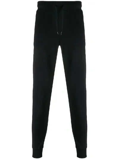 Hugo Boss Logo Tape Track Pants In Black