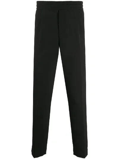 Soulland Pino Straight-leg Trousers In Black