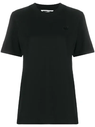 Mcq By Alexander Mcqueen Short-sleeve Fitted T-shirt In Black