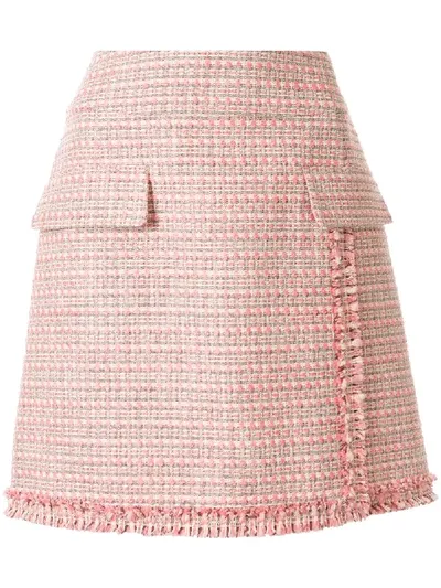 Paule Ka Tweed-minirock In Pink