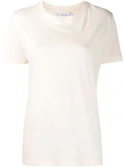 Calvin Klein Crew Neck T-shirt In White