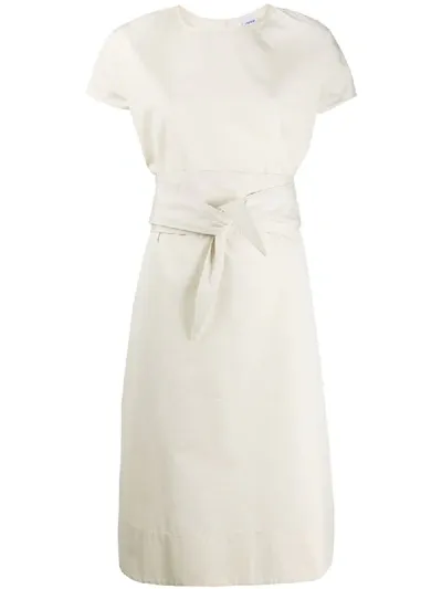 Aspesi Loose Fit Shift Dress In Neutrals