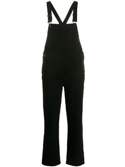 J Brand Latzhose Mit Knöpfen In Black