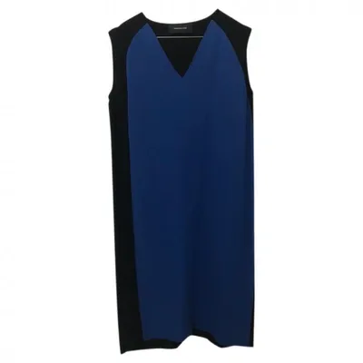 Pre-owned Derek Lam Silk Mid-length Dress In Blue