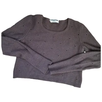 Pre-owned Sonia Rykiel Wool Jumper In Brown