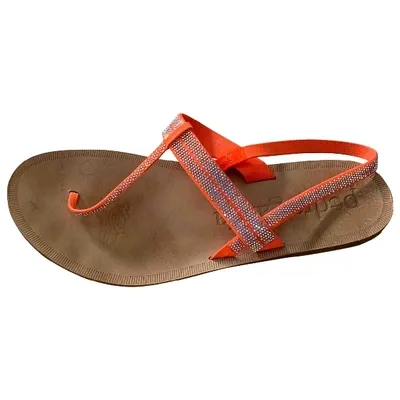 Pre-owned Pedro Garcia Sandal In Orange