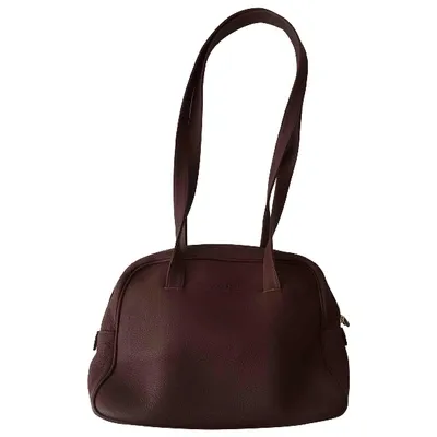 Pre-owned Coccinelle Leather Handbag In Brown