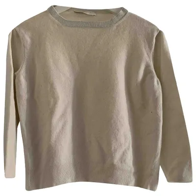 Pre-owned Fabiana Filippi Wool Jumper In White