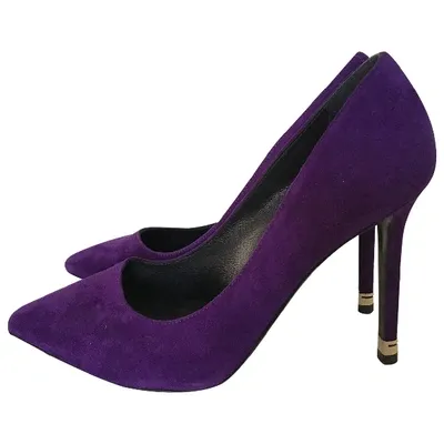 Pre-owned Nicholas Kirkwood Heels In Purple