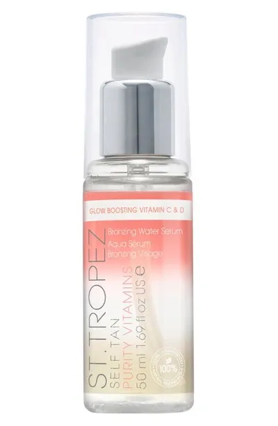 St Tropez St. Tropez Self Tan Purity Vitamins Bronzing Water Face Serum In Orange